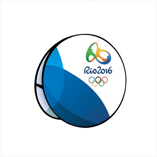 Circular A Frame - Rio 2016 Olympic Games (dvd) (500x500), Png Download