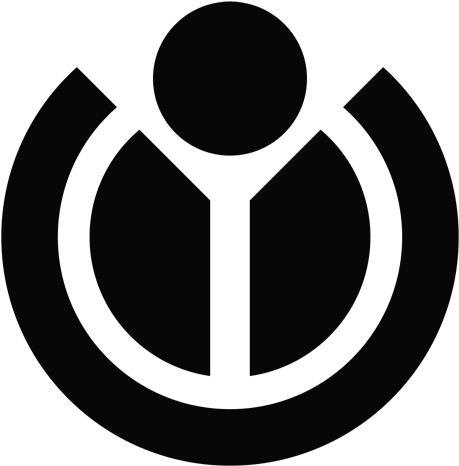 Black Wikimedia Logo - Wikimedia Foundation (500x500), Png Download