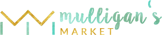Mulligan's Market - Calligraphy (572x230), Png Download