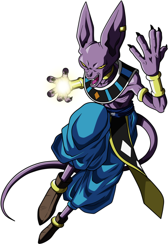 Beerus By Urielalv-dbohazd - Dbs Beerus Png (699x1142), Png Download
