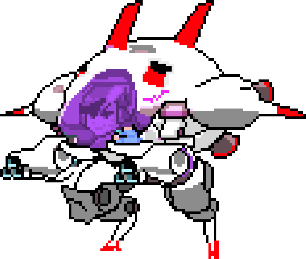 Va Pixel Art Spray White Rabbit Skin - D.va (1330x1050), Png Download