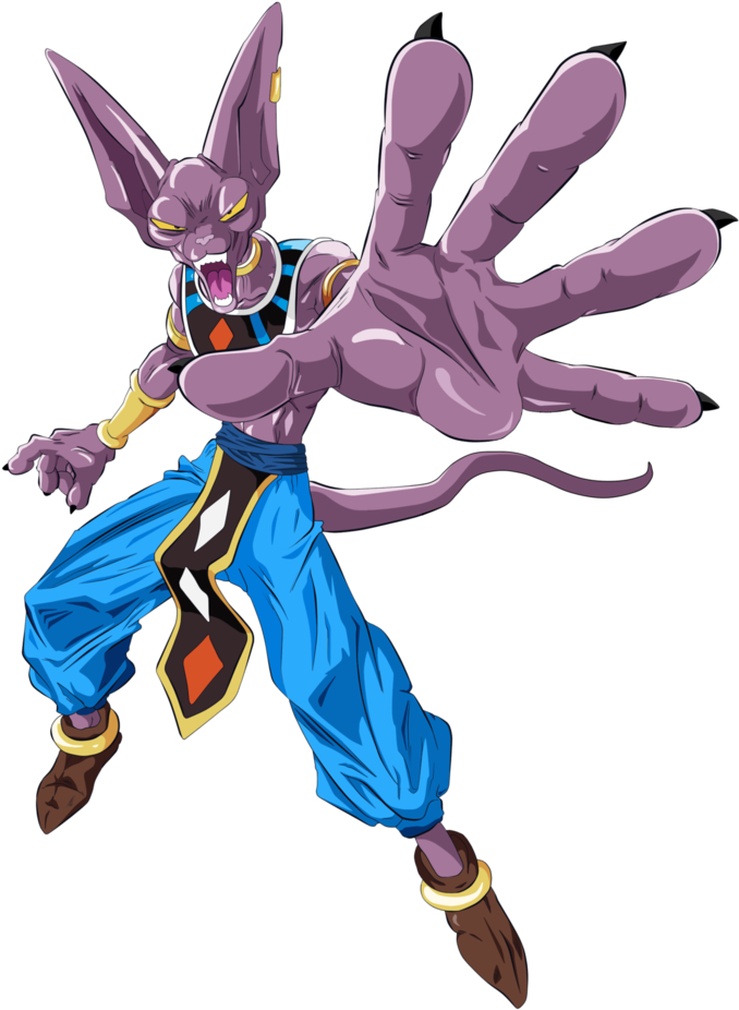 Beerus Transparent Anime Picture Freeuse Stock - Dragon Ball Beerus Png (819x975), Png Download