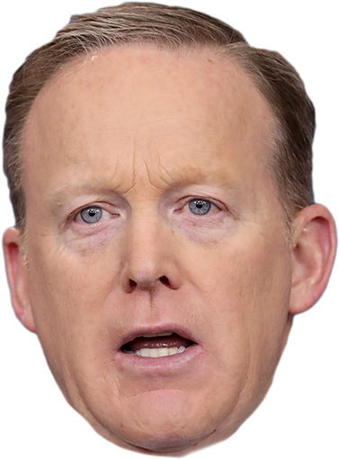 Sean Spicer - Sean Spicer Head Cutout (400x530), Png Download