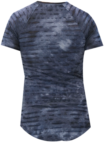 Tyedye Ripped - T-shirt - Woman (500x500), Png Download