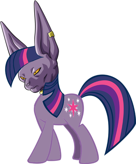 Horse Pony Vertebrate Mammal Purple Vertebrate Horse - Horse Beerus (461x555), Png Download