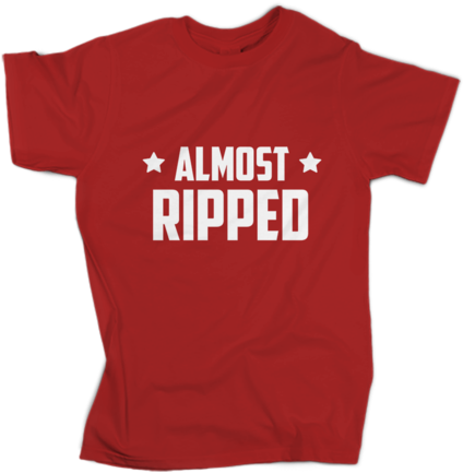 "ripped, Almost" Men's T-shirt - Red Afriica T Shirt (480x475), Png Download
