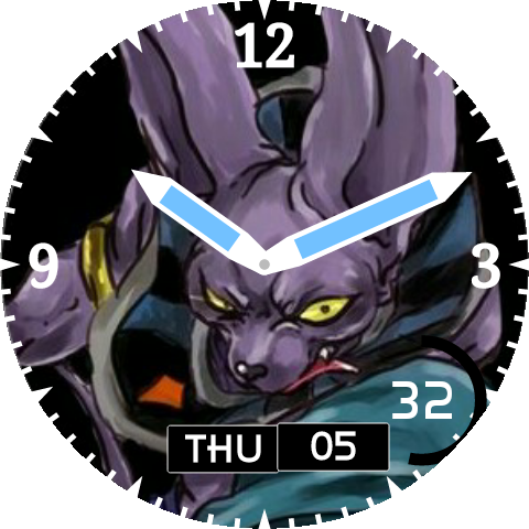 Lord Beerus - Black Cat (480x480), Png Download