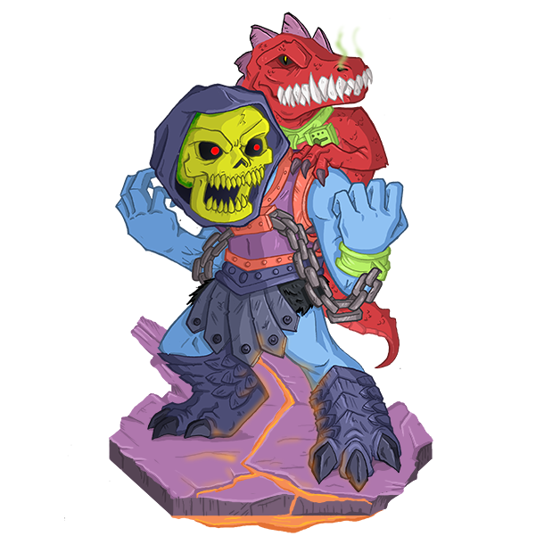 Just Felt Like Drawing The Only Variant I Liked As - Skeletor (800x600), Png Download