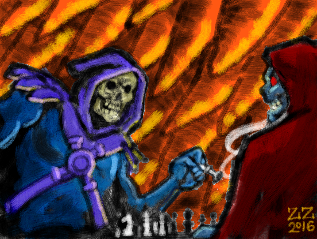 Brady Drawing Skeletor Png Freeuse Stock - Mumm-ra (1350x1020), Png Download
