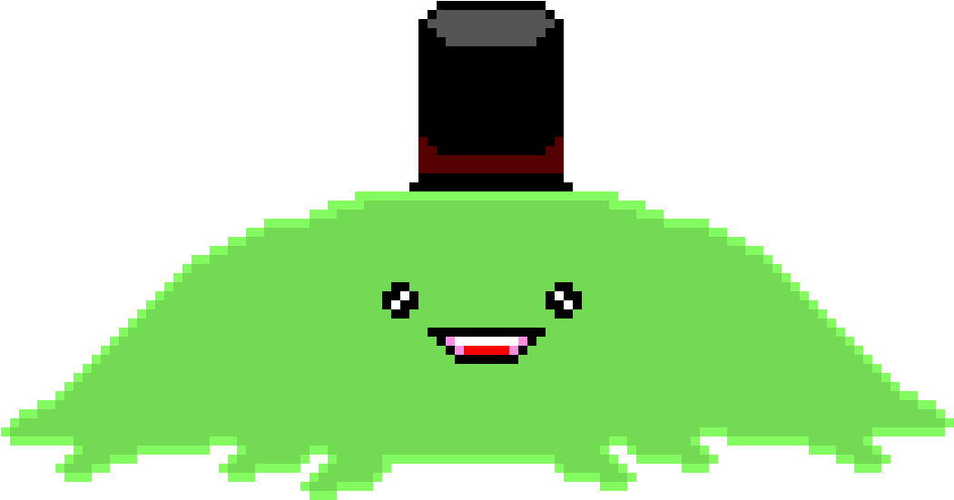 Slimer - Pixel Art (1120x670), Png Download