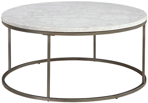 Casana 836 075, Mbw 075 Alana Round White Marble Top - White Marble Top Coffee Table (600x600), Png Download