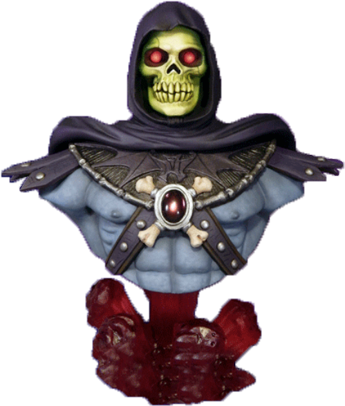 Masters Of The Universe - Tweeterhead Masters Of The Universe Skeletor Collectible (682x586), Png Download