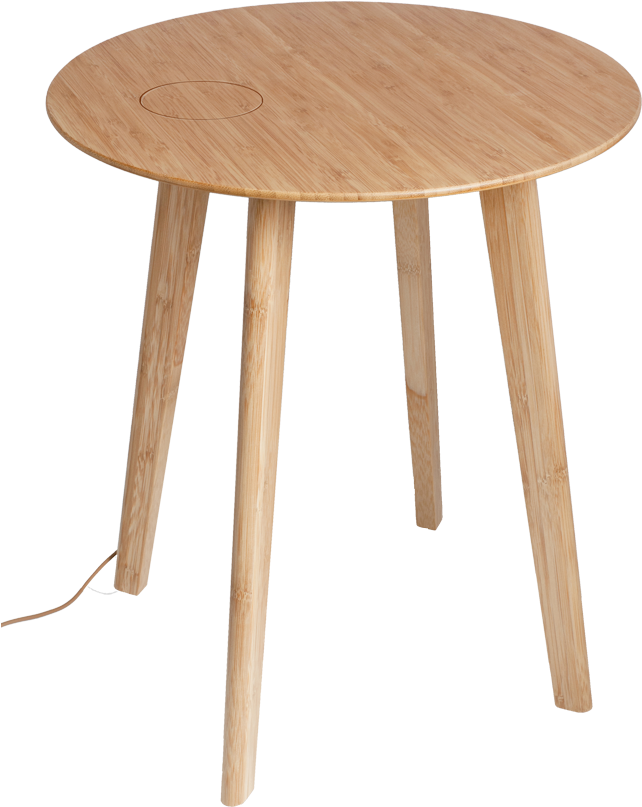 Furniqi Side Table - Fonesalesman 5160090 Furniqi Wireless Charging Side (680x1024), Png Download