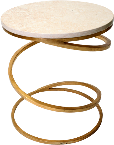 The Incredtables - Gold Side Table Png (500x617), Png Download