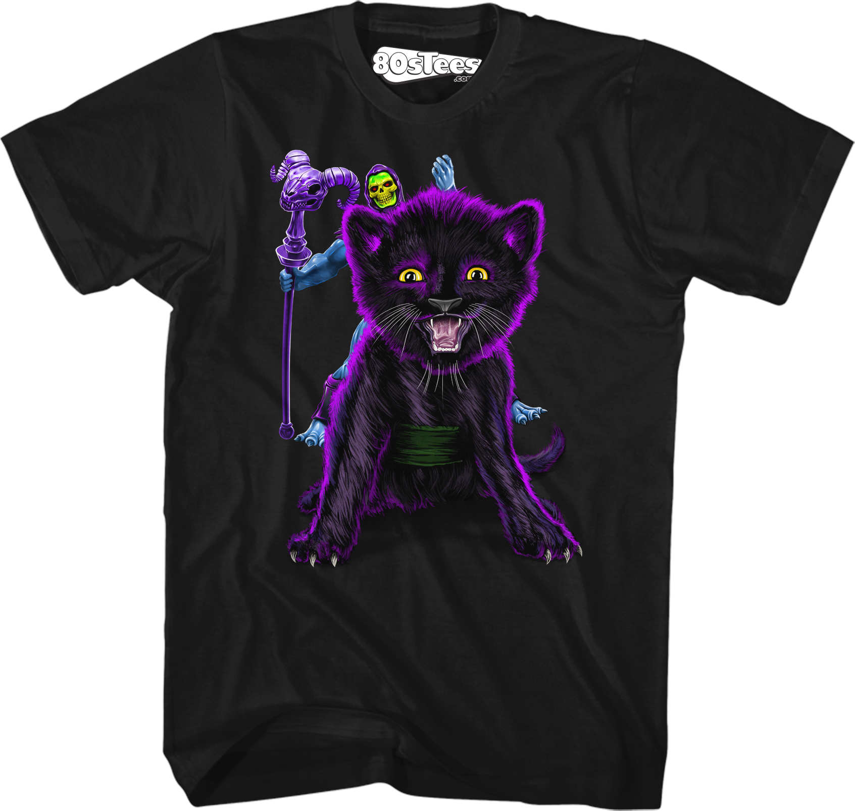 Skeletor And Panthor Masters Of The Universe T-shirt - Marvel Vs Capcom 3 Shirt (1693x1606), Png Download