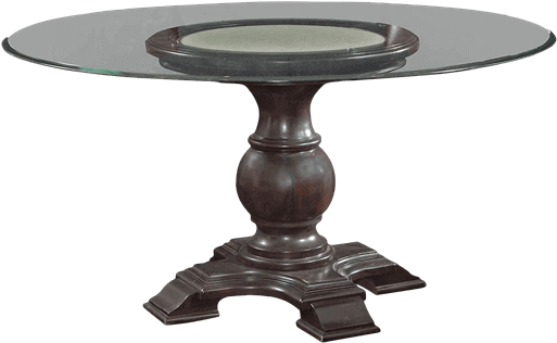 Hampton Pedestal Dining Table - Darby Home Co Ahearn Dining Table Base (648x432), Png Download