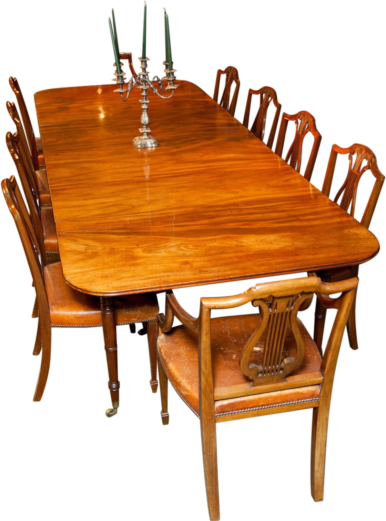 Download A Rare English Antique Mahogany Campaign Dining Table Kitchen Dining Room Table Png Image With No Background Pngkey Com