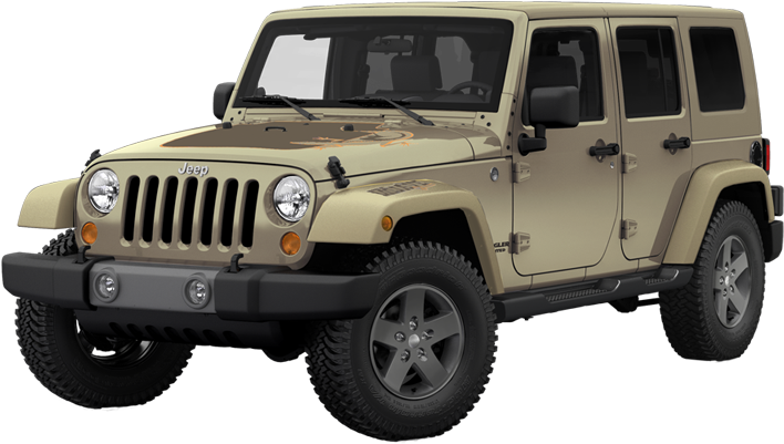 Jeep Wrangler Yellow 2018 (800x446), Png Download