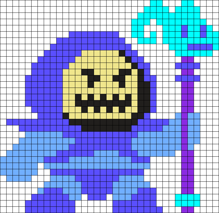 Skeletor Perler Bead Pattern / Bead Sprite - Heman Perler Bead Patterns (736x715), Png Download
