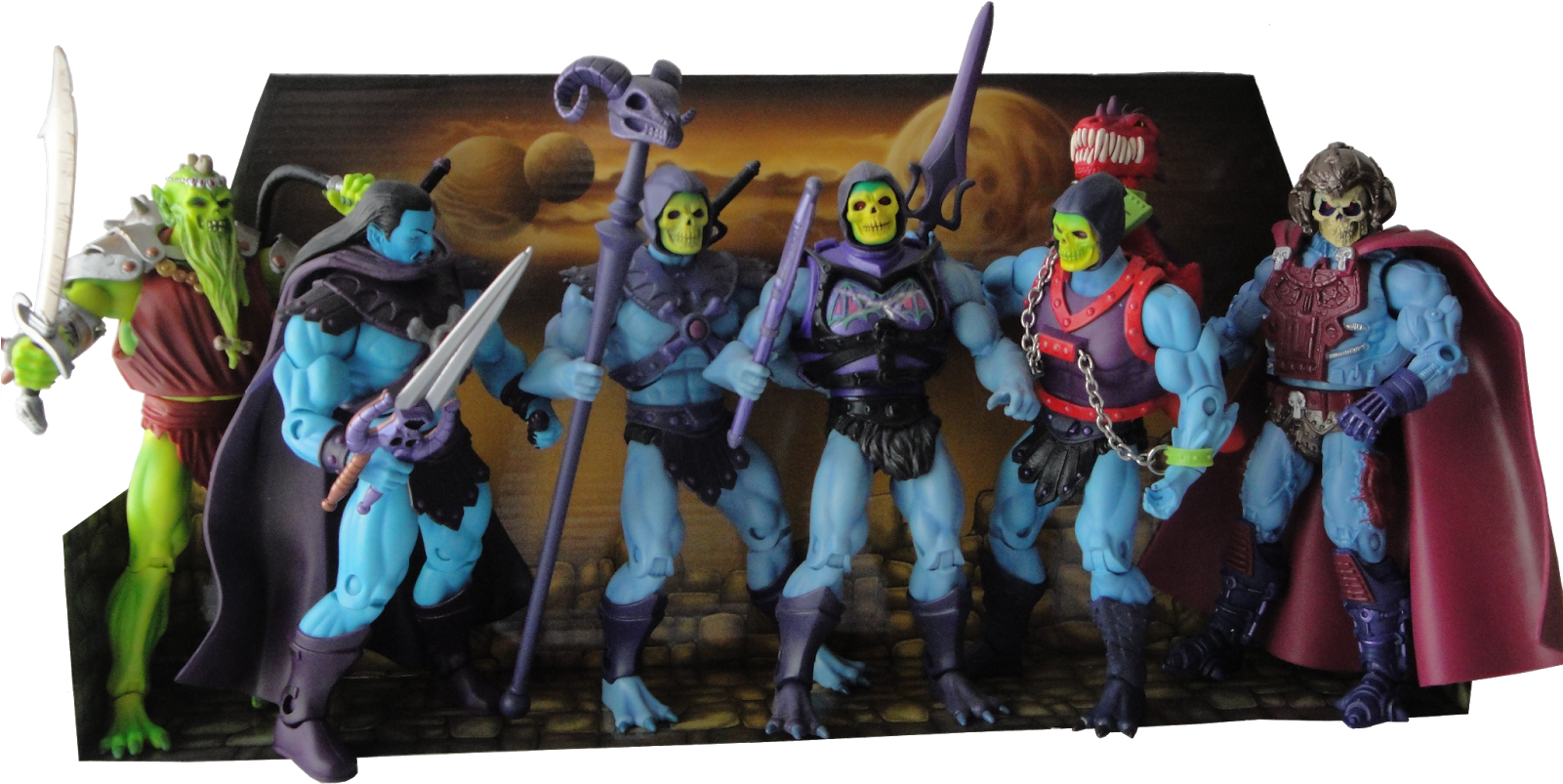 La Evolución De Skeletor Con Parte De Lo Que Ha Salido - Action Figure (1600x826), Png Download