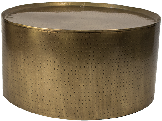 Raz Gold Coffee Table (517x387), Png Download