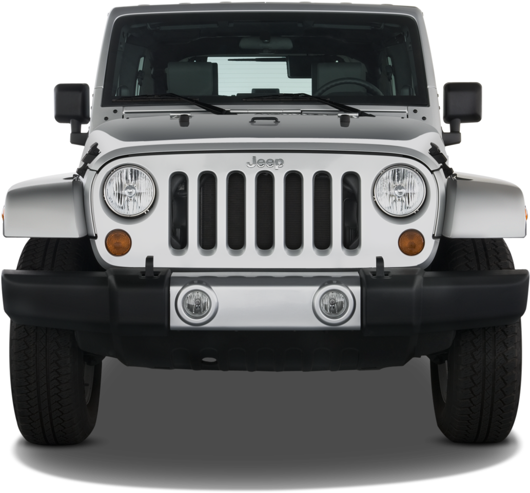 2010 Jeep Wrangler Revjeep Front Png - Jeep Rubicon Thin Led Light Bar (1360x1102), Png Download