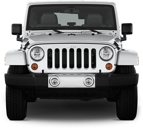 2016 Jeep Wrangler Unlimited Front View - Jeep Wrangler Front View (700x700), Png Download