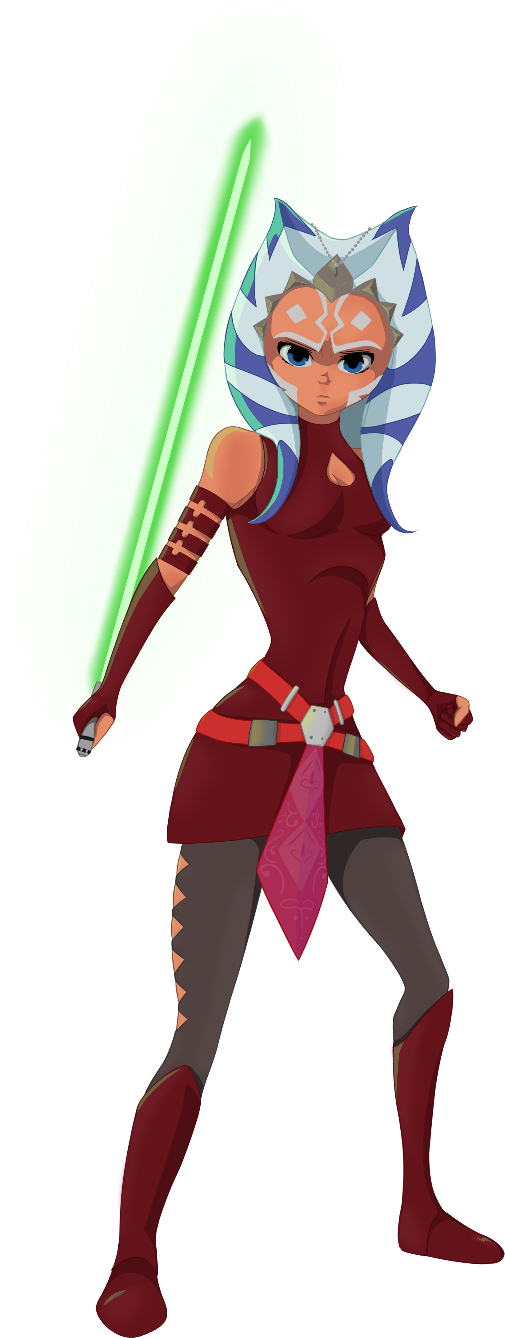 Author Comments - Ahsoka Tano (2184x4392), Png Download