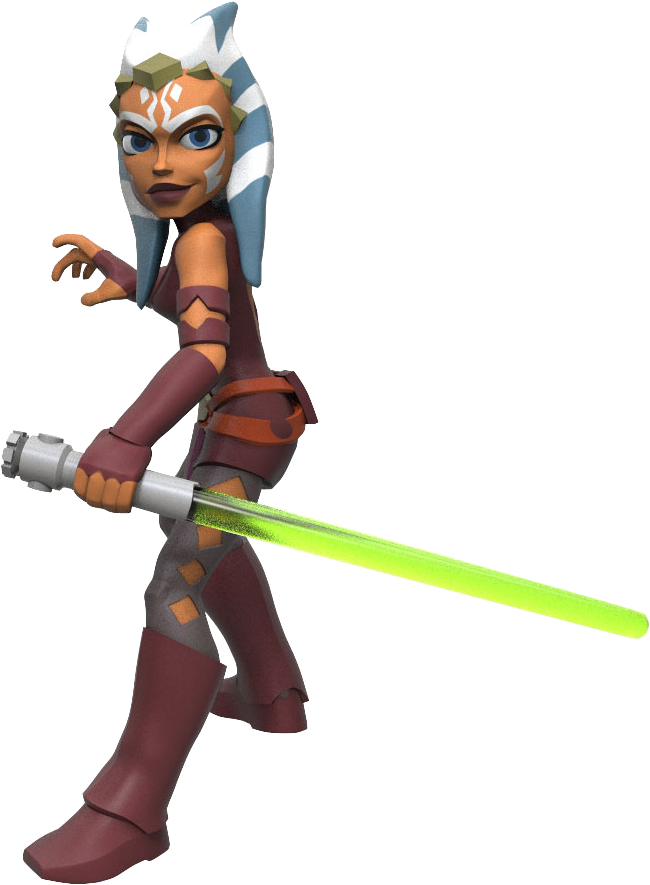 Disneyinfinity Ahsoka Testrander01 - Clone War Ahsoka Tano Disney Infinity Star Wars (803x1003), Png Download