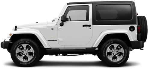 Bright White - Jeep Wrangler 2011 White (500x256), Png Download