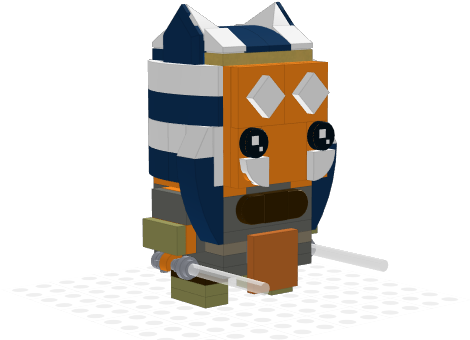 Ashoka Brickheadz - Illustration (509x372), Png Download