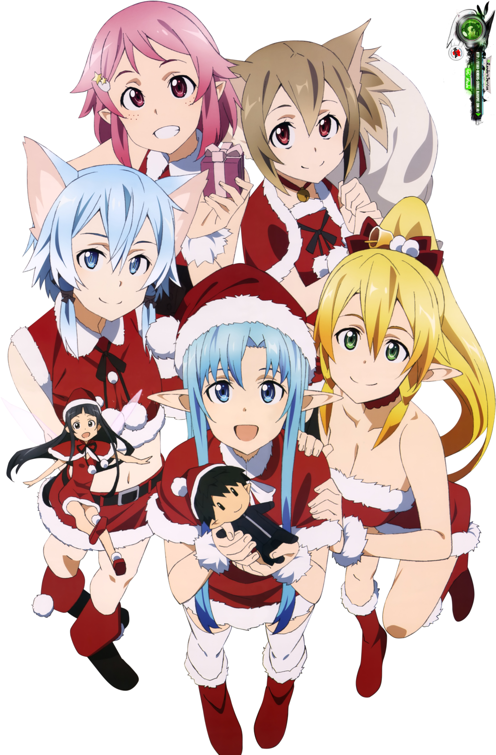 Im Already Sining Christmas Carols In Choir, And Its - Sword Art Online Girls (1024x1530), Png Download