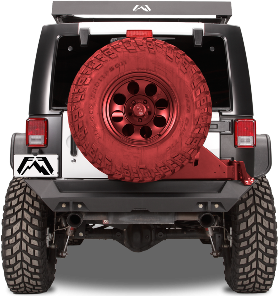 Jeep Wrangler Jk - Fab Fours Rear Bumper Jeep (800x597), Png Download