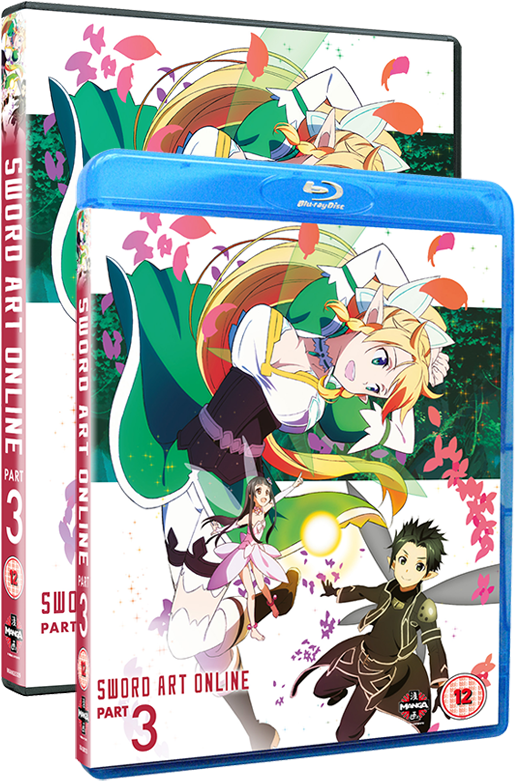 Sword Art Online Part - Sword Art Online Part 3 Blu-ray (530x795), Png Download