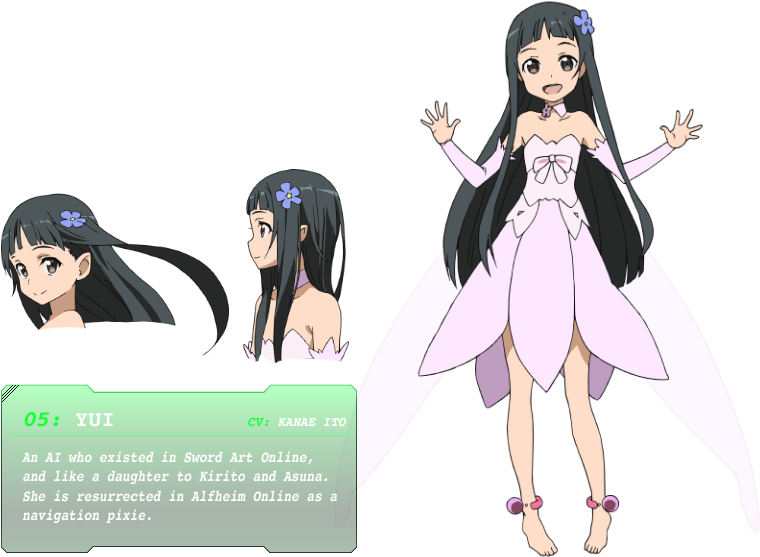Sword Art Online Yui Character (781x701), Png Download