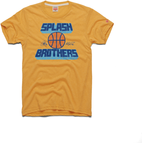 Splash Brothers Curry And Thompson Golden State Warriors - Shirt (600x600), Png Download