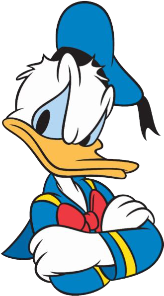 28 Collection Of Donald Duck Angry Clipart - Otter Iphone X Disney (353x619), Png Download
