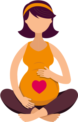 Download Pregnancy Pilates - Pregnancy Nutrition Cartoon Png PNG Image with  No Background 
