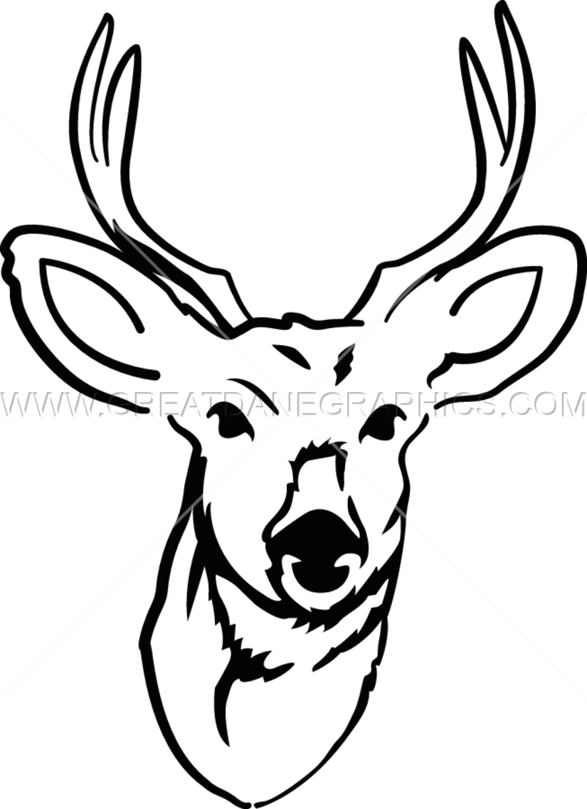 Deer Drawing Line Art Clip Art - Clip Art (825x1137), Png Download