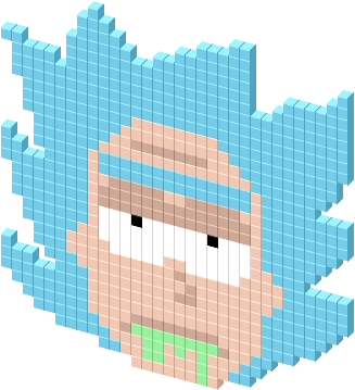 View Cursor On T-shirt - Rick Sanchez (330x418), Png Download