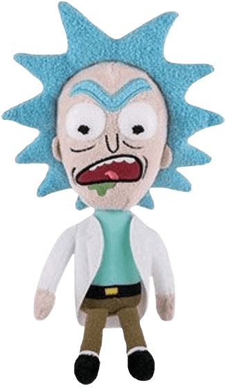 Rick And Morty Plush Funko (600x600), Png Download
