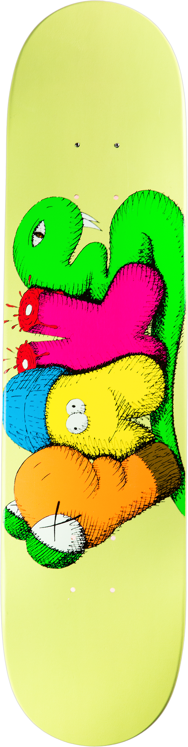 Kaws Skateboard (630x2500), Png Download