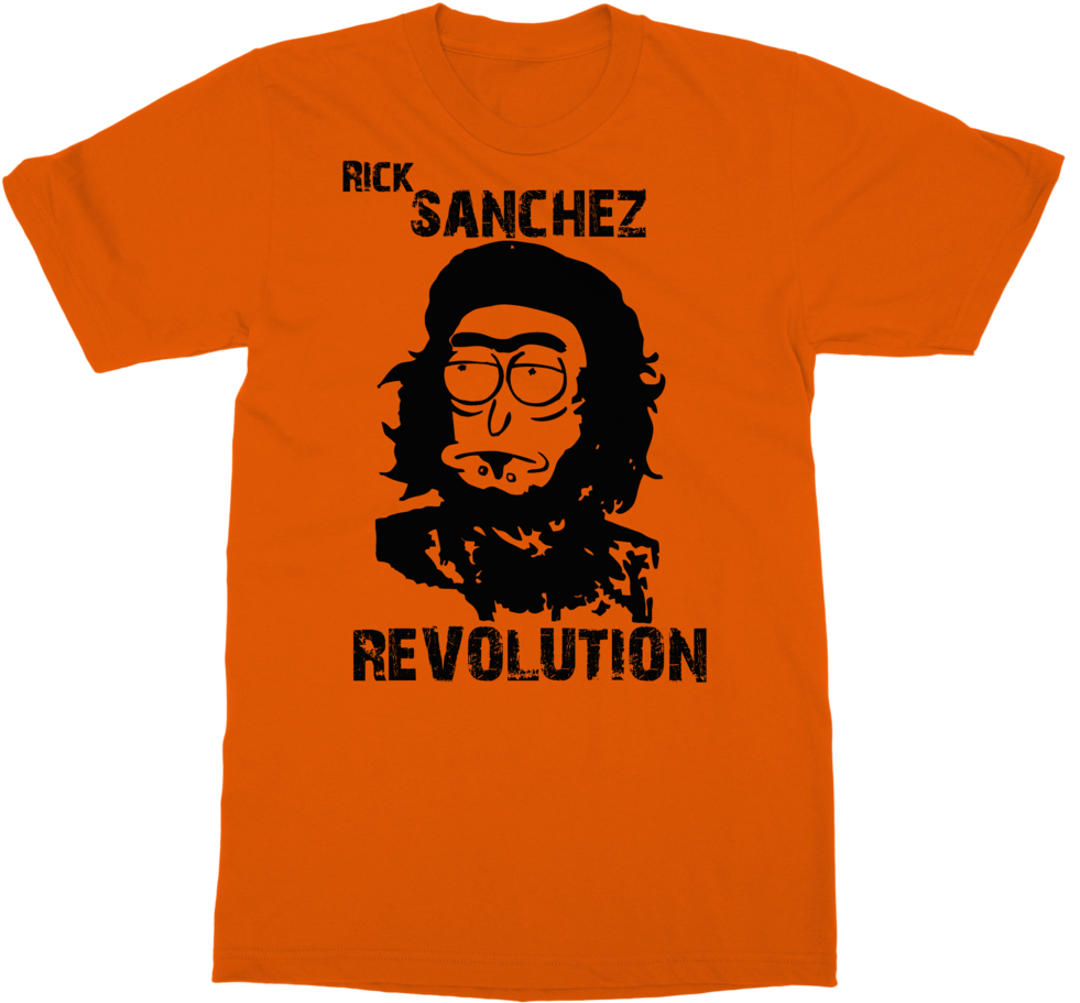 Rick And Morty-rick Sanchez Revolution - Star Slouchy V-neck Rich Sanchez. Rebel (1024x1024), Png Download