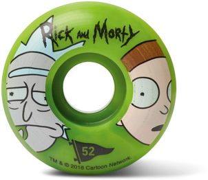 R&m Swirl Wheels - Rick And Morty Primitive (400x400), Png Download