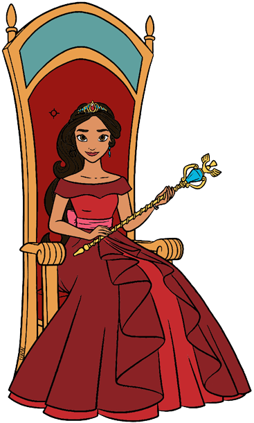 Elena On Her Throne - Elena Of Avalor Throne (367x610), Png Download