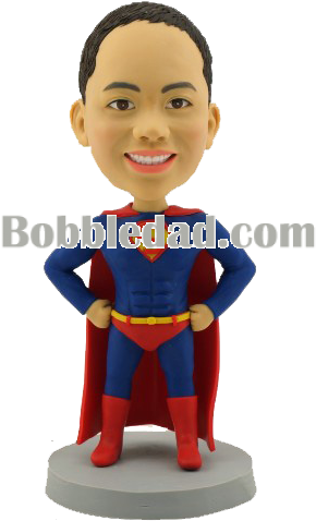 Super Boy - Bobblehead (477x477), Png Download