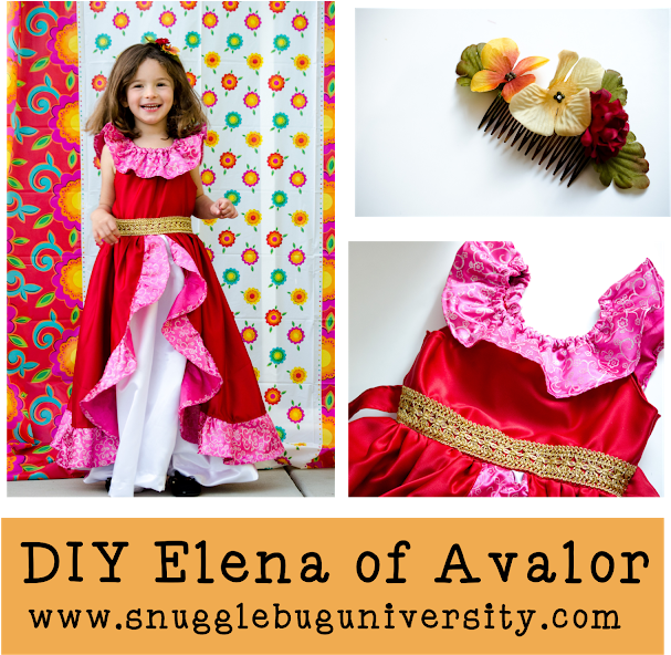 Elena Of Avalor Costume - Girl (640x597), Png Download