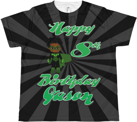 Superboy Green Lattern Birthday All-over Tee - Paul & Joe Sister Bobby T-shirt (480x480), Png Download