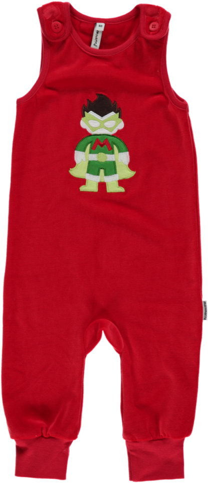 Maxomorra Velour Playsuit Superboy - One-piece Garment (800x960), Png Download