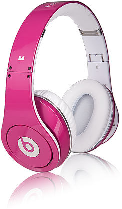 Beats By Dr - Beats Studio Pink And White (440x510), Png Download